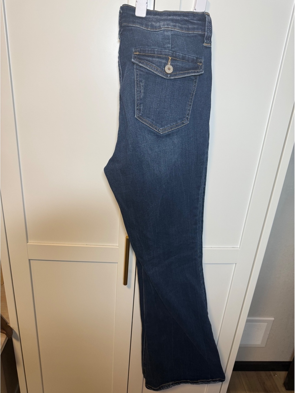 KanCan Women's Dark Blue Denim Bootcut Jeans Size 28